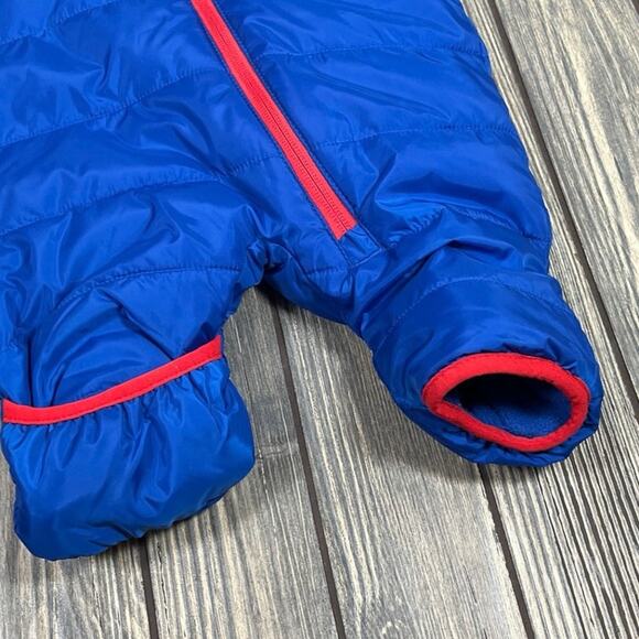 NIke Cire Puffer Infant Baby Insulated Snowsuit Winter Blue Sz 3 Mo F422-U89 - Picture 4 of 7
